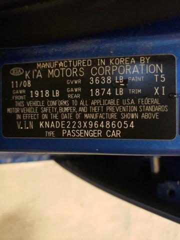 Photo 10 from auction – 2009 KIA RIO BASE with VIN KNADE223X96486054
