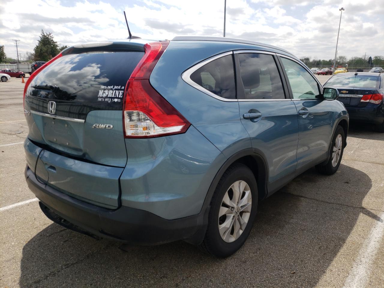 Photo 4 from auction – 2014 HONDA CR-V EXL with VIN 2HKRM4H71EH618118