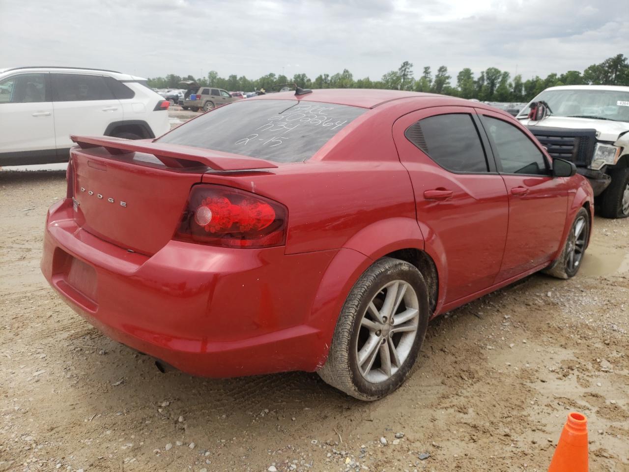 Photo 4 from auction – 2014 DODGE AVENGER SE with VIN 1C3CDZAB6EN174059