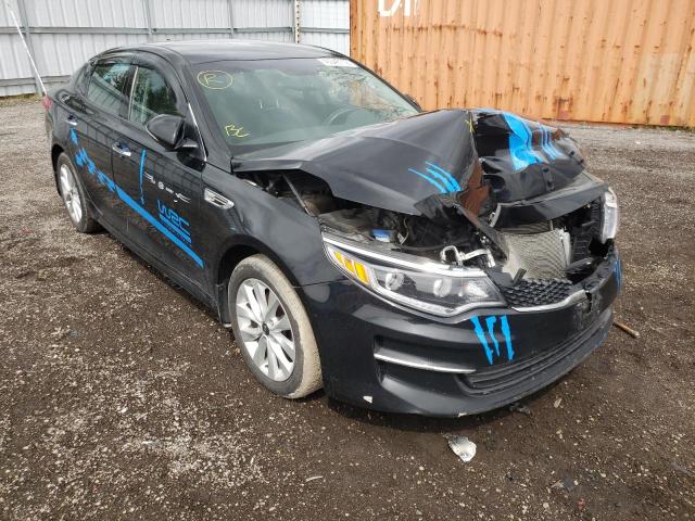 KIA OPTIMA EX 2018 with VIN 5XXGU4L36JG210411 - Photo from auction