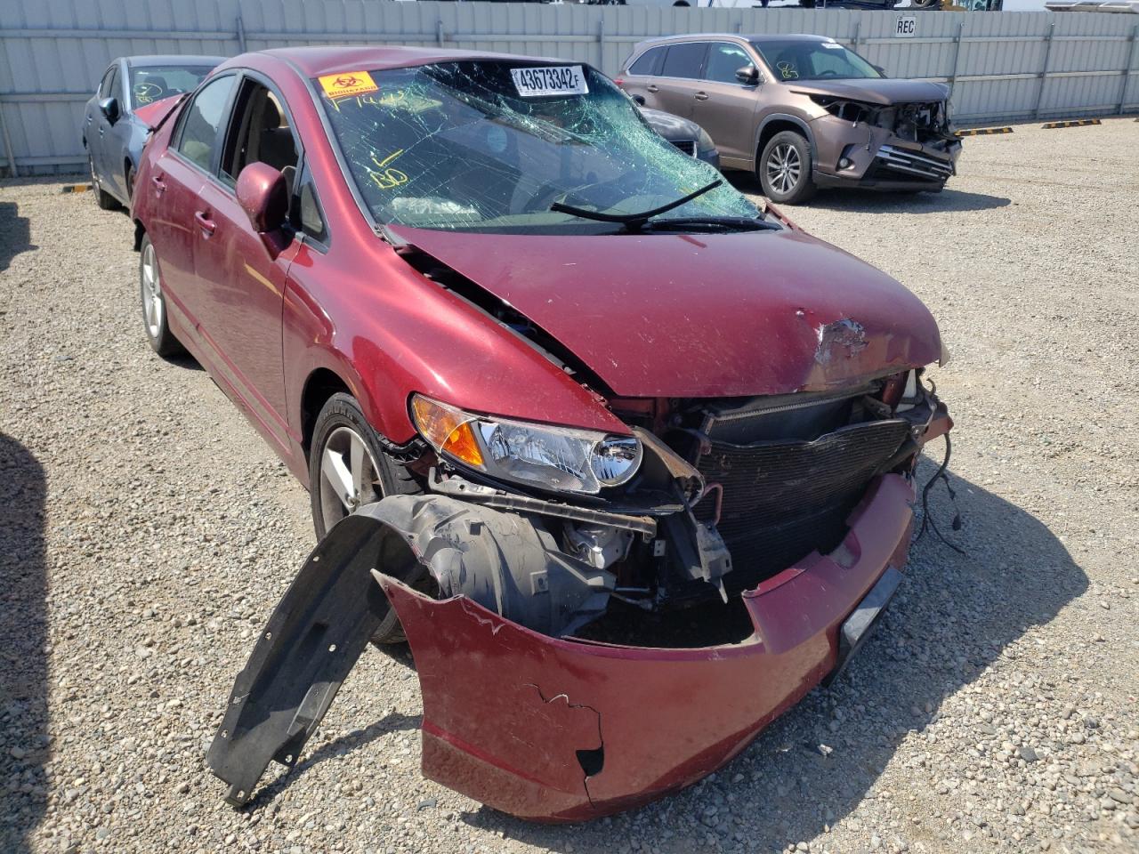Photo 1 from auction – 2007 HONDA CIVIC LX with VIN JHMFA16507S005597