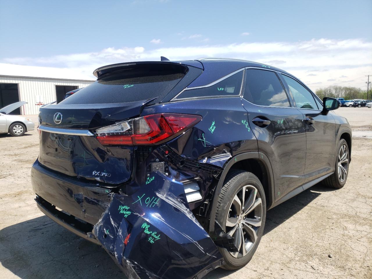 Photo 4 from auction – 2017 LEXUS RX 350 BAS with VIN 2T2BZMCA6HC123213