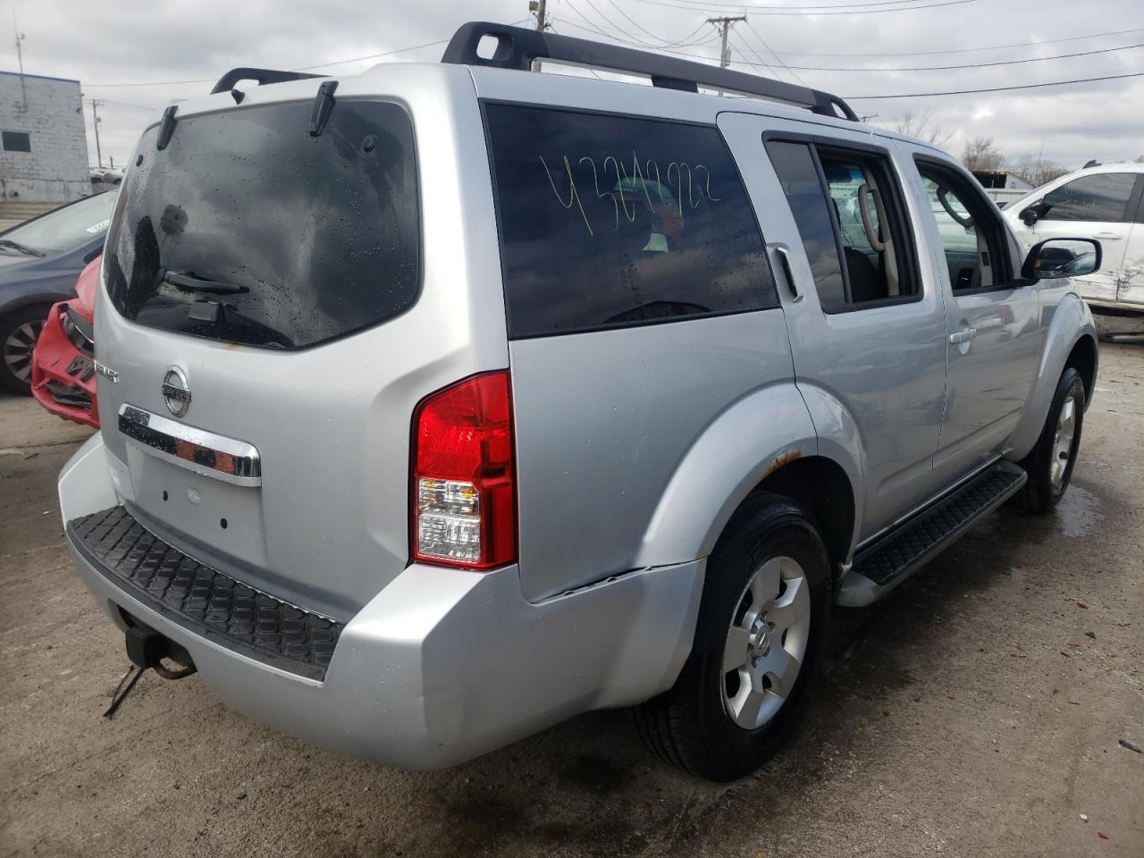 Photo 4 from auction – 2009 NISSAN PATHFINDER with VIN 5N1AR18B19C608736