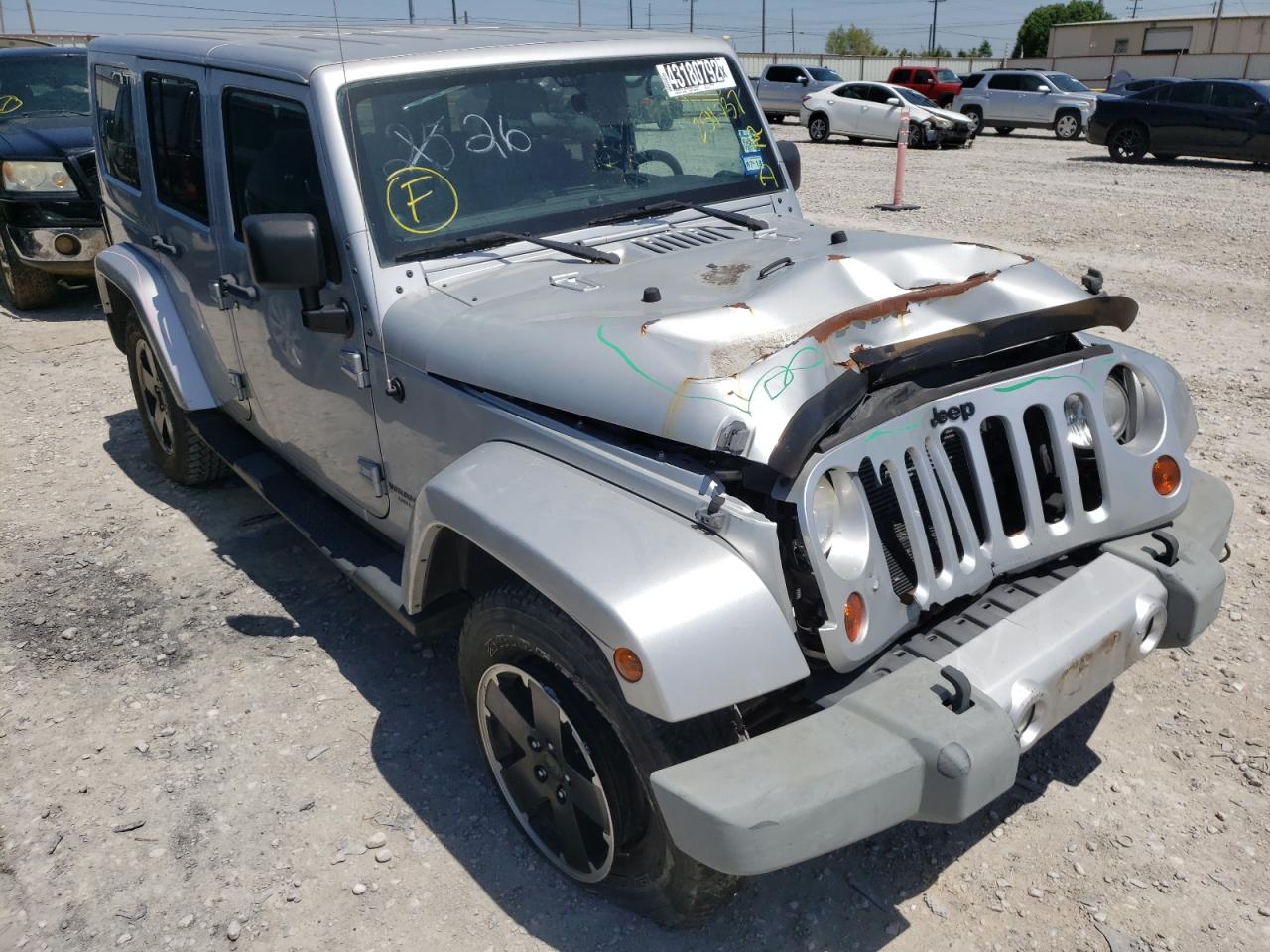 JEEP WRANGLER U 2012 with VIN 1C4HJWEG9CL254737 - Photo from auction