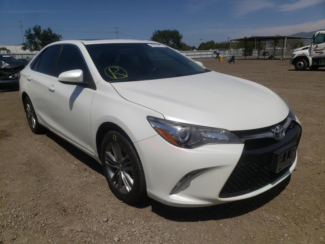 TOYOTA CAMRY LE 2017 with VIN 4T1BF1FKXHU419186 - Photo from auction