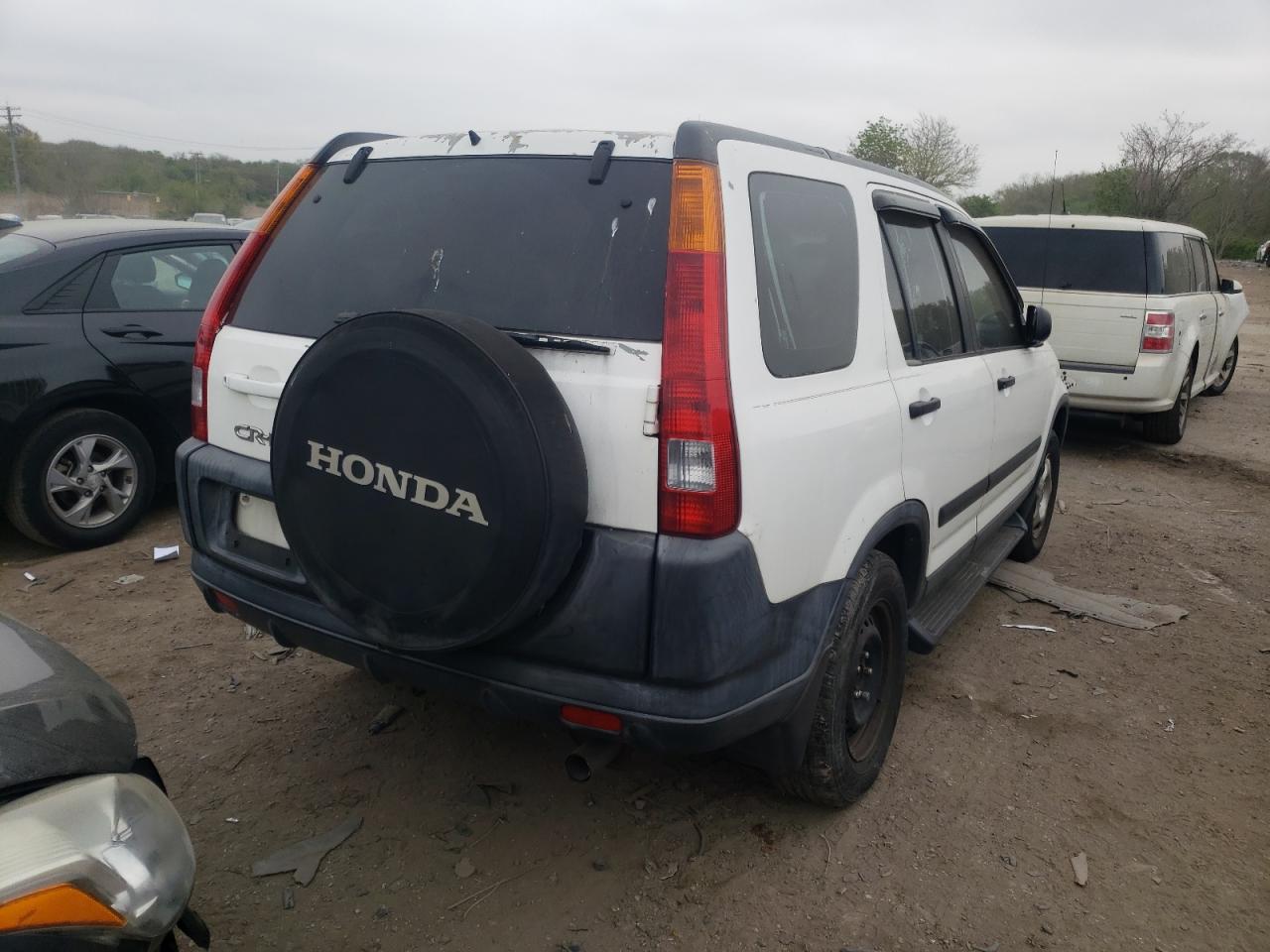 Photo 4 from auction – 2002 HONDA CR-V LX with VIN SHSRD78432U011437