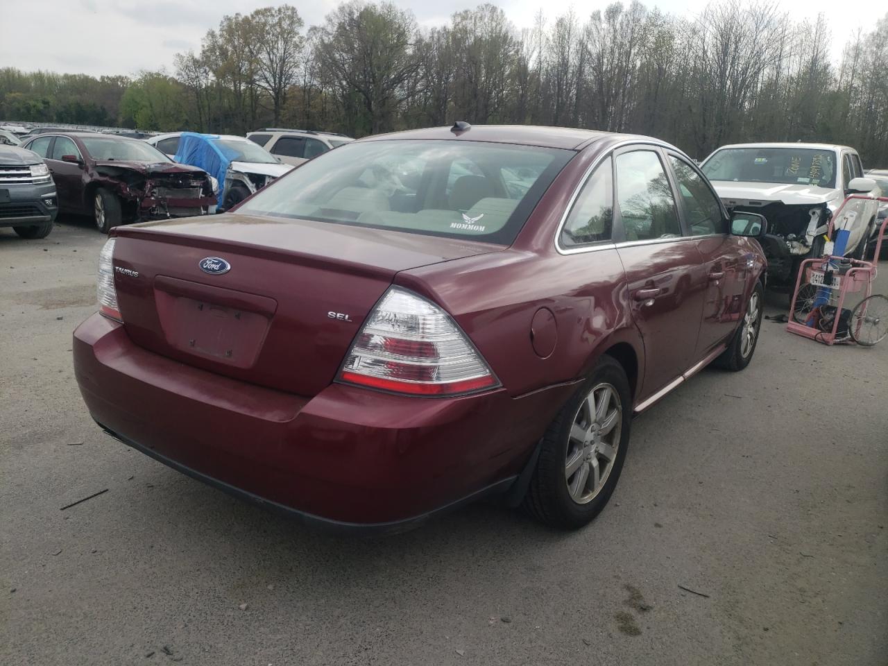 Photo 4 from auction – 2008 FORD TAURUS SEL with VIN 1FAHP24W78G118855