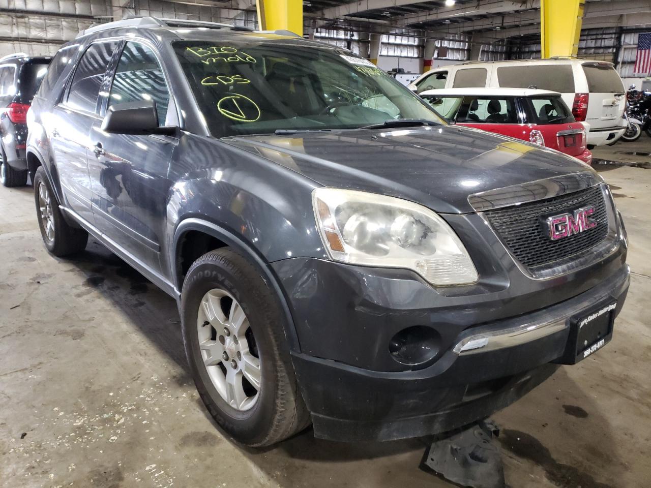GMC ACADIA SLE 2011 with VIN 1GKKRNED4BJ387127 - Photo from auction