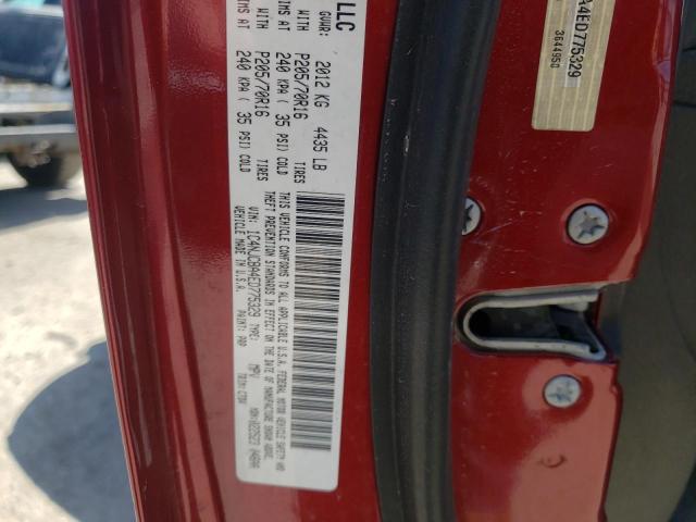 Photo 10 from auction – 2014 JEEP COMPASS SP with VIN 1C4NJCBA4ED775329