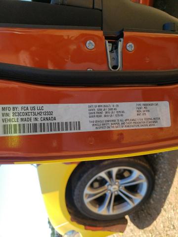 Photo 10 from auction – 2020 DODGE CHARGER R/ with VIN 2C3CDXCT3LH212332