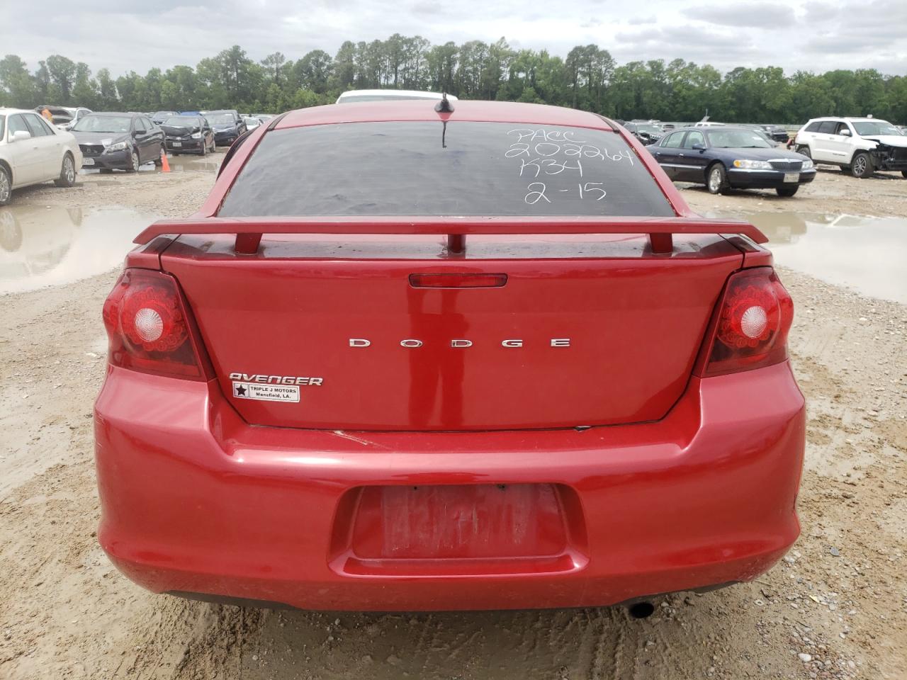 Photo 10 from auction – 2014 DODGE AVENGER SE with VIN 1C3CDZAB6EN174059