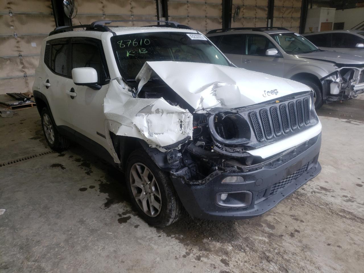 JEEP RENEGADE L 2017 with VIN ZACCJBBB4HPE62216 - Photo from auction