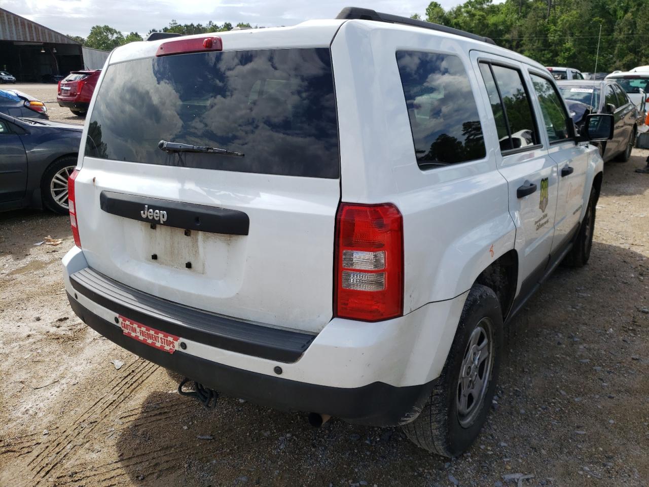 Photo 4 from auction – 2017 JEEP PATRIOT SP with VIN 1C4NJPBB5HD208728