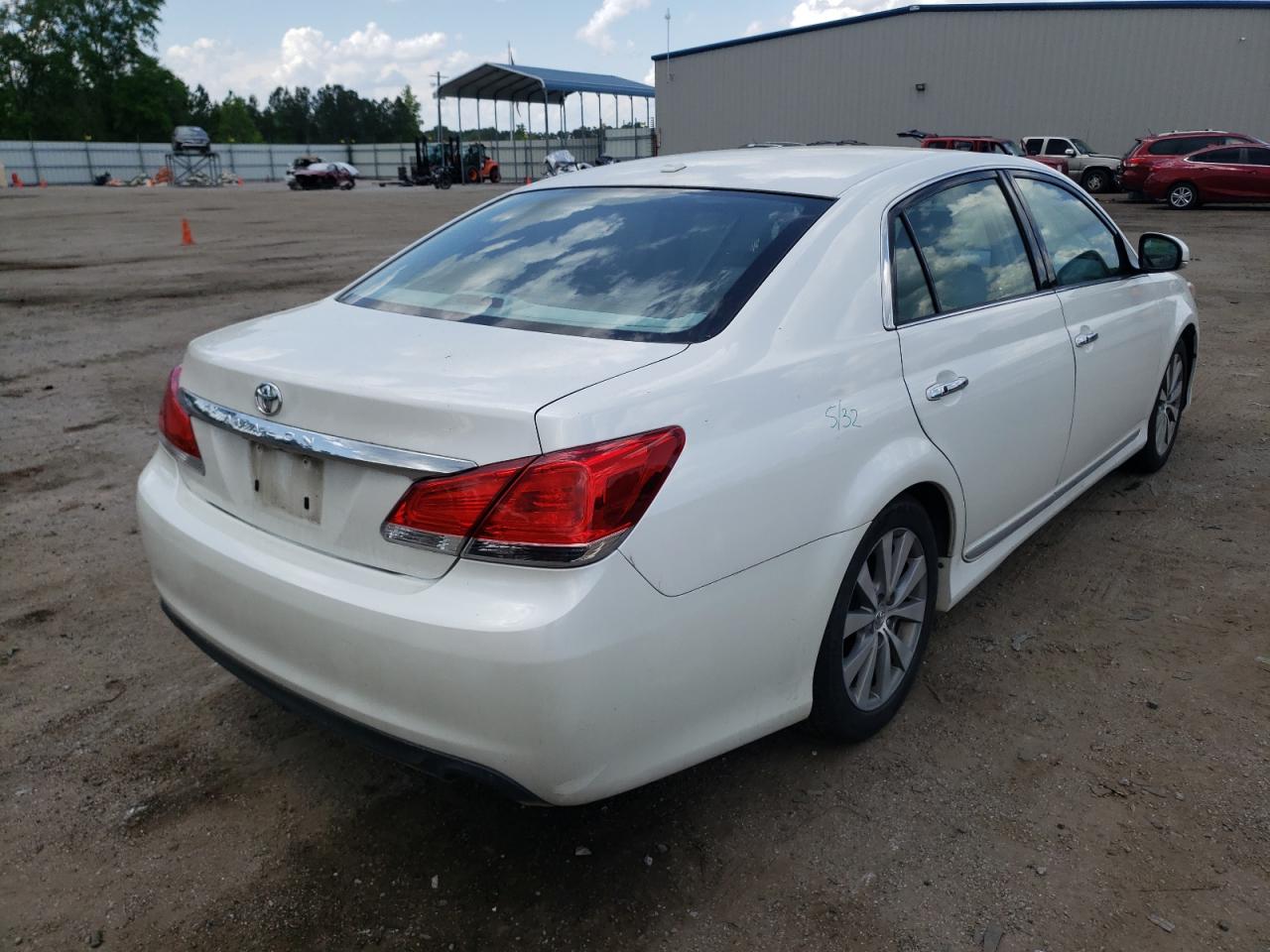 Photo 4 from auction – 2011 TOYOTA AVALON BAS with VIN 4T1BK3DBXBU397658
