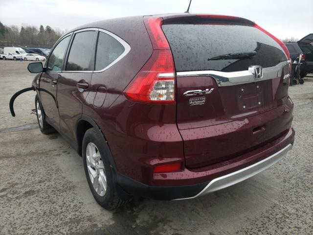 Photo 3 from auction – 2016 HONDA CR-V EX with VIN 2HKRM4H53GH719517
