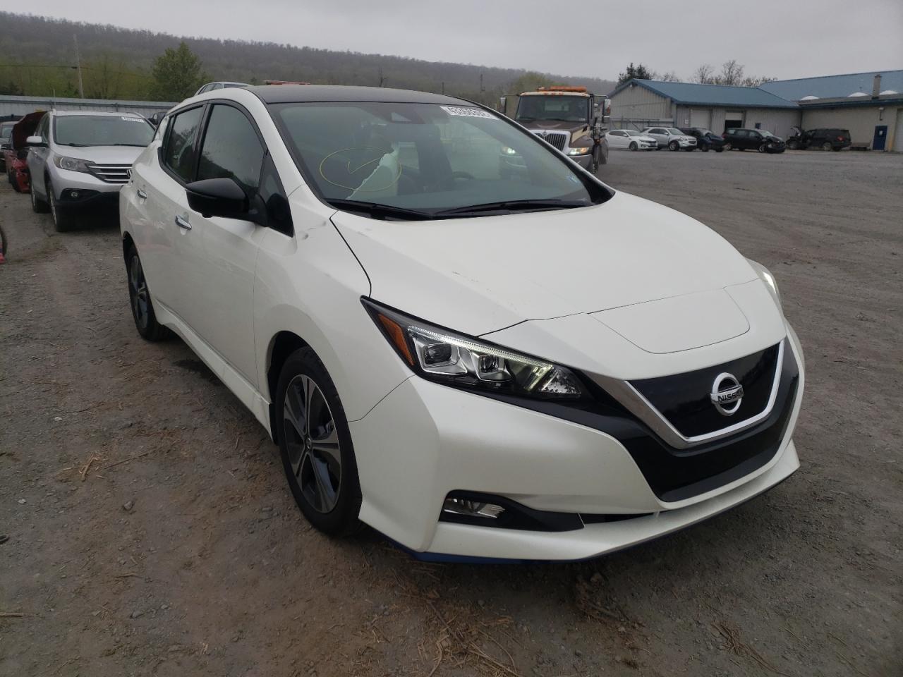 NISSAN LEAF SL PL 2021 with VIN 1N4BZ1DV7MC556164 - Photo from auction