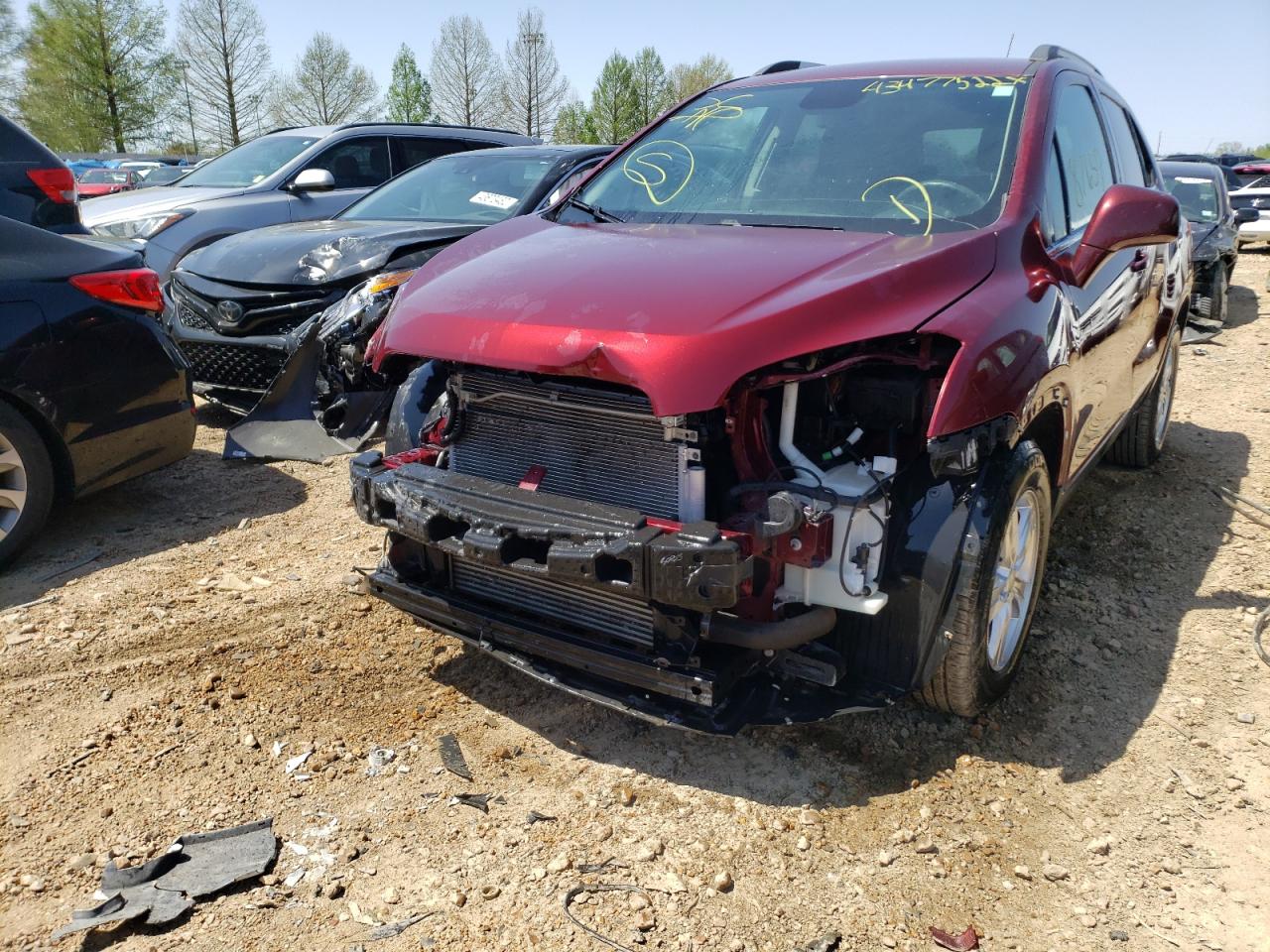 Photo 2 from auction – 2016 CHEVROLET TRAX 1LT with VIN 3GNCJLSB0GL171992