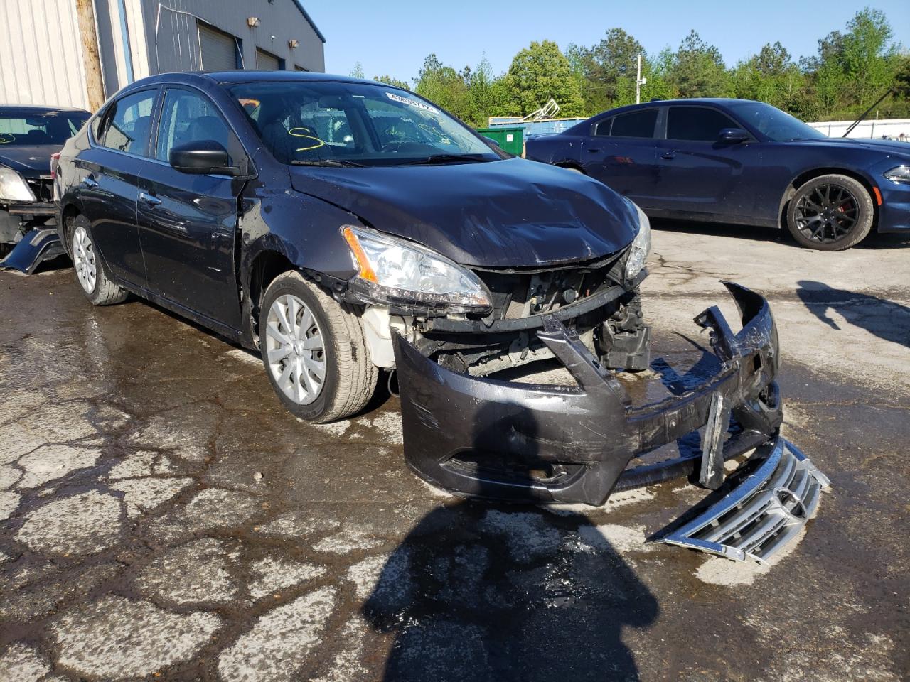 NISSAN SENTRA S 2014 with VIN 3N1AB7AP5EY254306 - Photo from auction