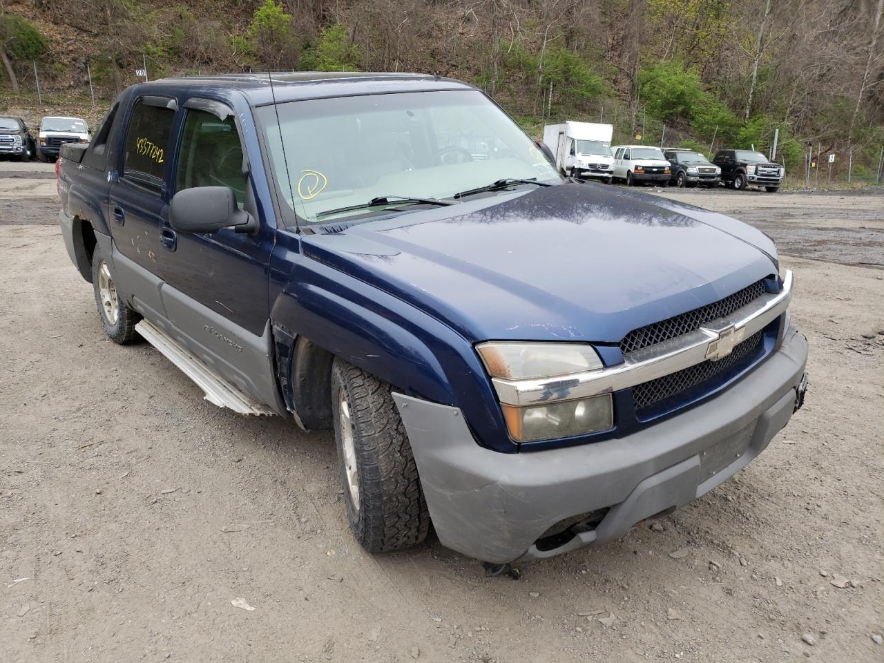 CHEVROLET AVALANCHE 2002 with VIN 3GNEK13T72G224903 - Photo from auction