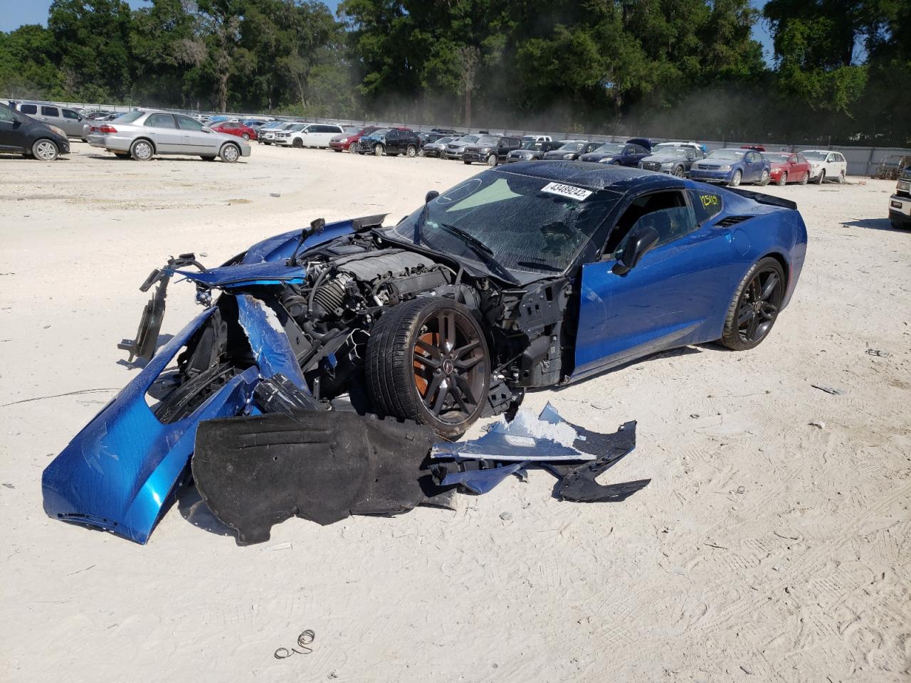 Photo 2 from auction – 2015 CHEVROLET CORVETTE S with VIN 1G1YM2D79F5100693