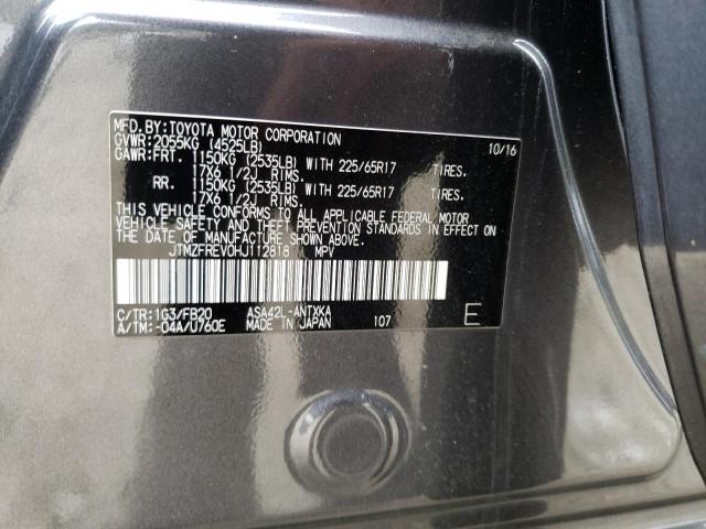 Photo 10 from auction – 2017 TOYOTA RAV4 LE with VIN JTMZFREV0HJ112818