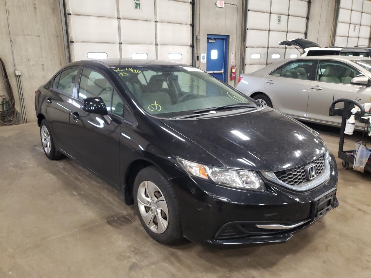HONDA CIVIC 2013 with VIN 19XFB2F57DE098010 - Photo from auction