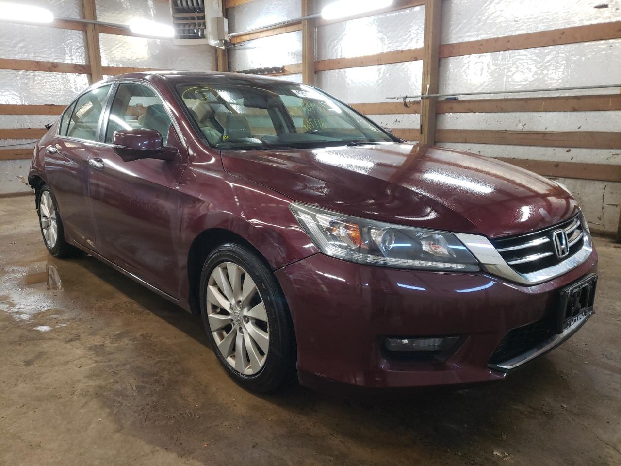 HONDA ACCORD EXL 2014 with VIN 1HGCR2F87EA163534 - Photo from auction