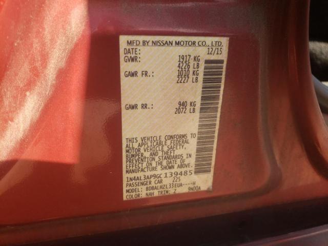Photo 10 from auction – 2016 NISSAN ALTIMA 2.5 with VIN 1N4AL3AP9GC139485