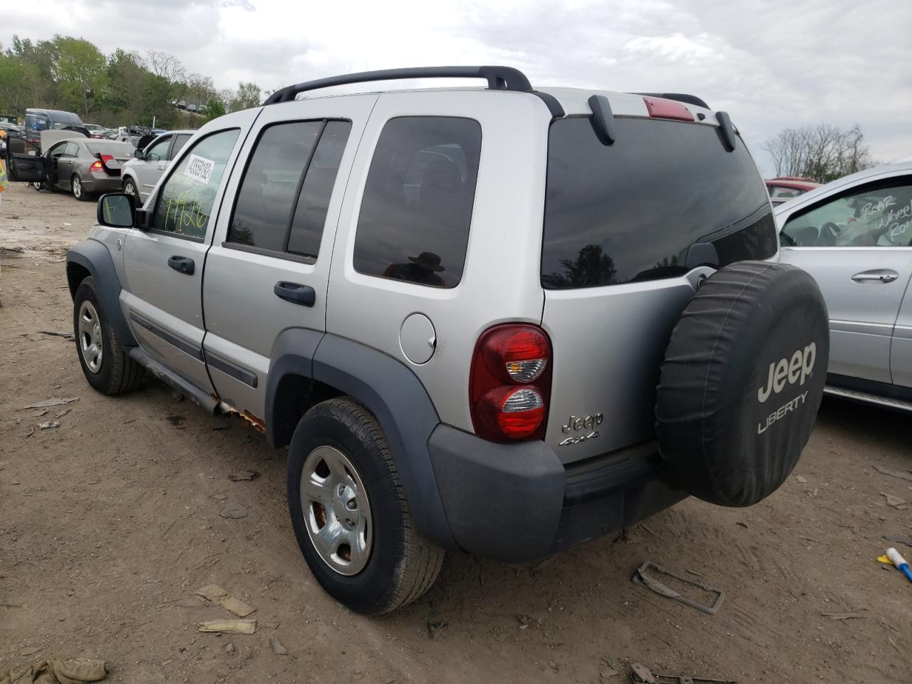 Photo 3 from auction – 2007 JEEP LIBERTY SP with VIN 1J4GL48K87W671615