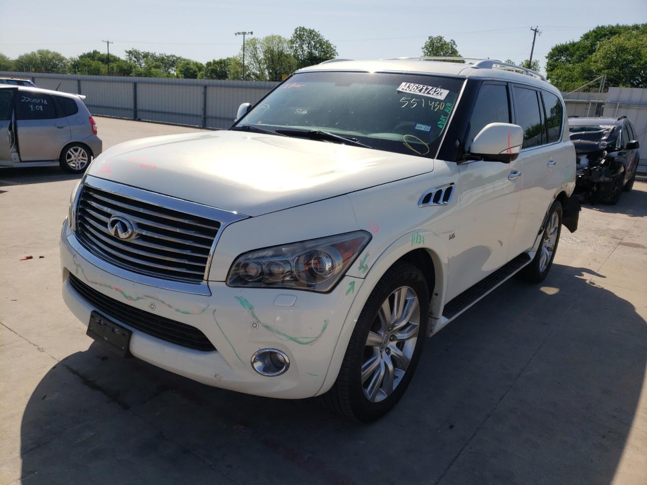 Photo 2 from auction – 2014 INFINITI QX80 with VIN JN8AZ2NF2E9551430
