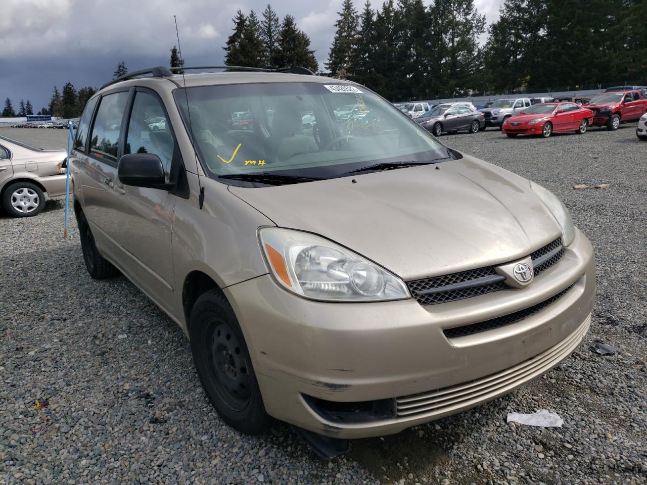TOYOTA SIENNA CE 2004 with VIN 5TDZA23C24S108001 - Photo from auction
