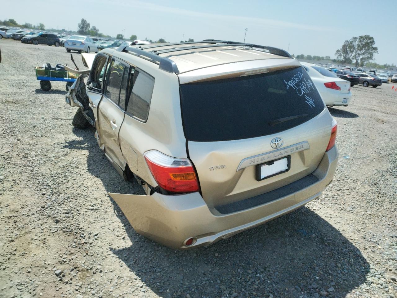 Photo 3 from auction – 2009 TOYOTA HIGHLANDER with VIN JTEDA41A692002457