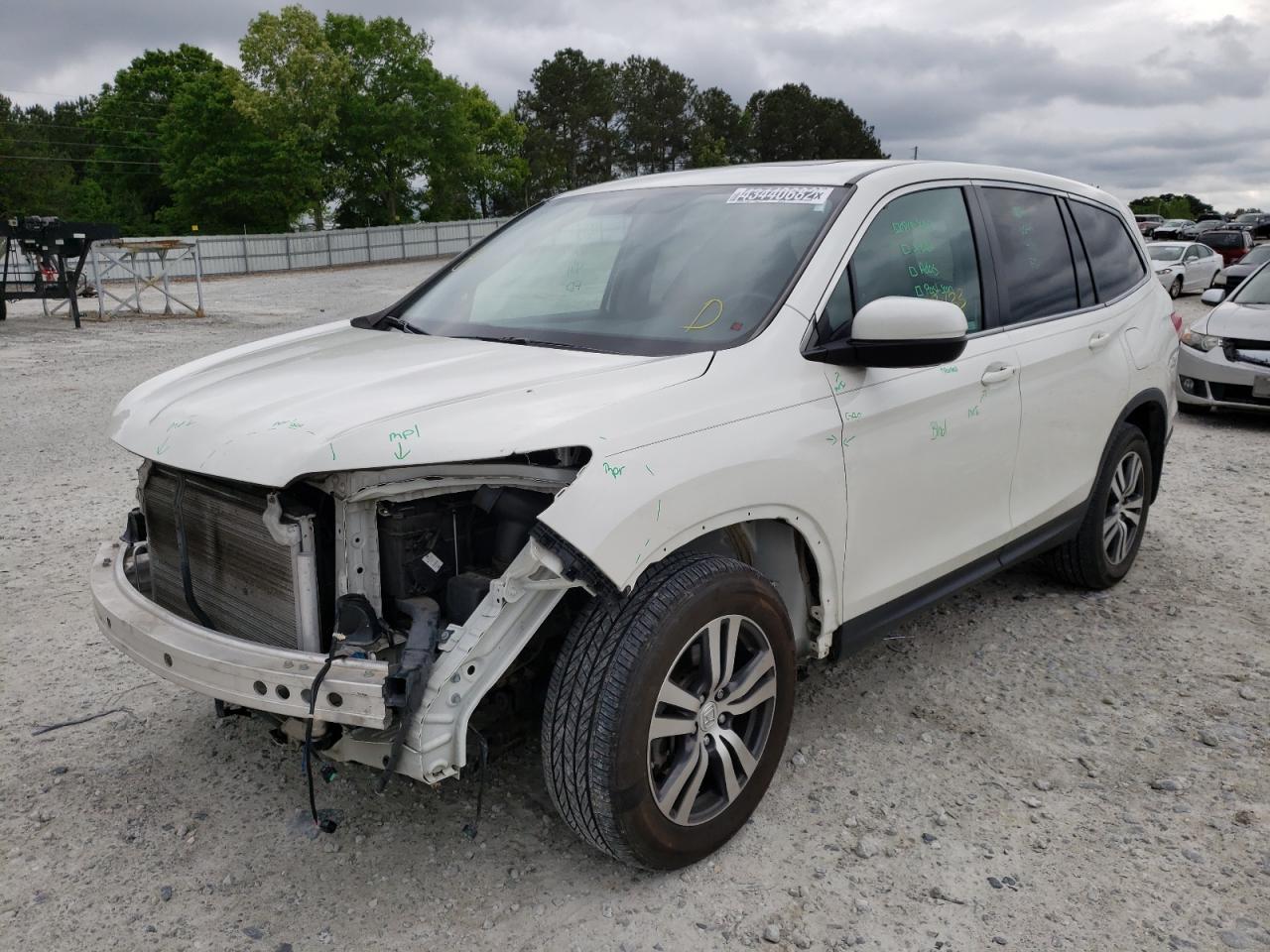 Photo 2 from auction – 2018 HONDA PILOT EXL with VIN 5FNYF5H55JB007219