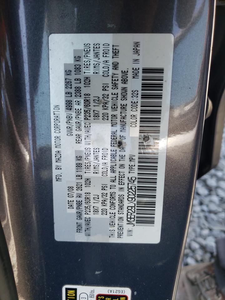 Photo 10 from auction – 2009 MAZDA CX-7 with VIN JM3ER29LX90225745