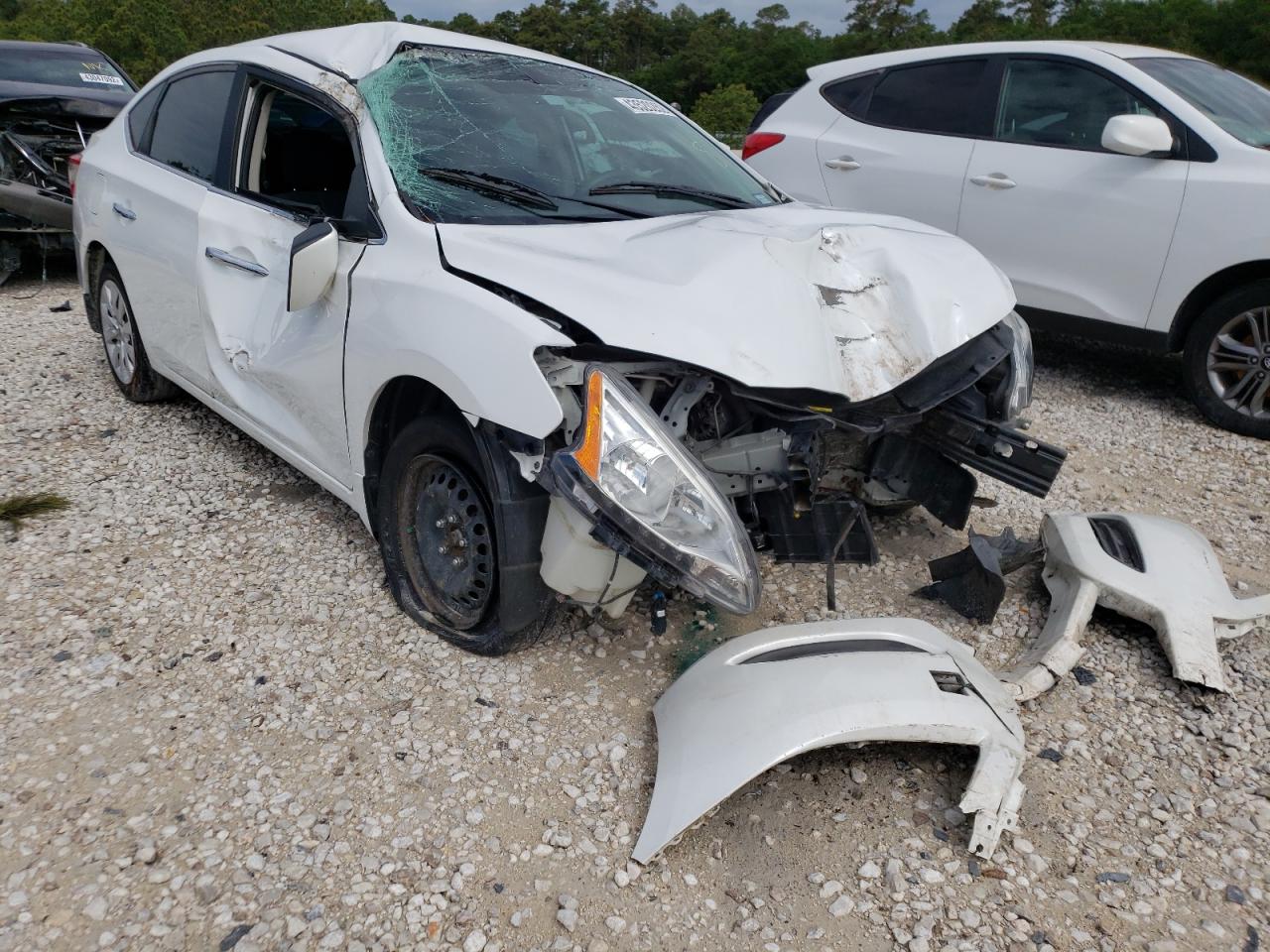NISSAN SENTRA S 2014 with VIN 3N1AB7AP3EY332310 - Photo from auction