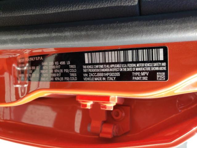 Photo 10 from auction – 2017 JEEP RENEGADE L with VIN ZACCJBBB1HPG03355