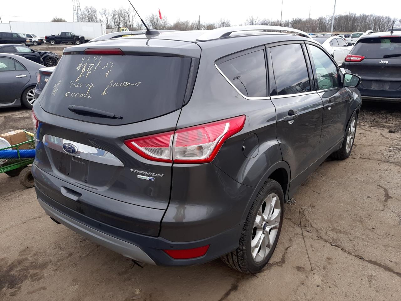Photo 4 from auction – 2015 FORD ESCAPE TIT with VIN 1FMCU9J90FUC45042