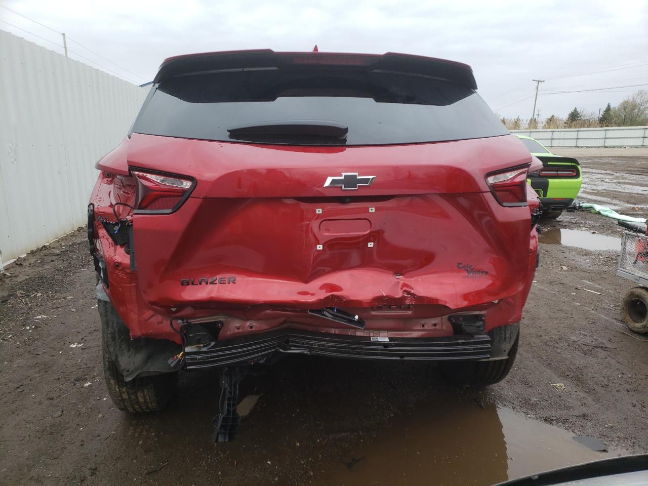 Photo 9 from auction – 2022 CHEVROLET BLAZER 2LT with VIN 3GNKBCR46NS130348