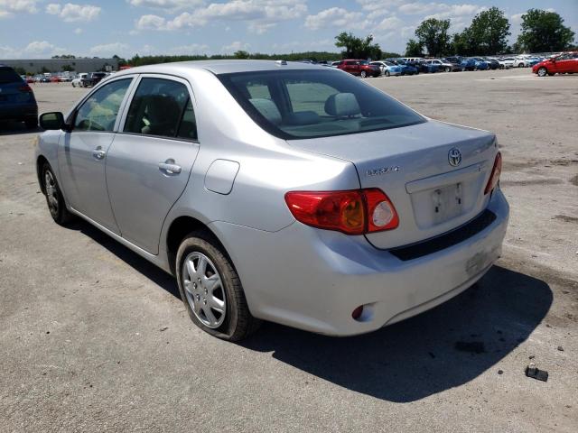 Photo 3 from auction – 2009 TOYOTA COROLLA BA with VIN 1NXBU40E09Z158405