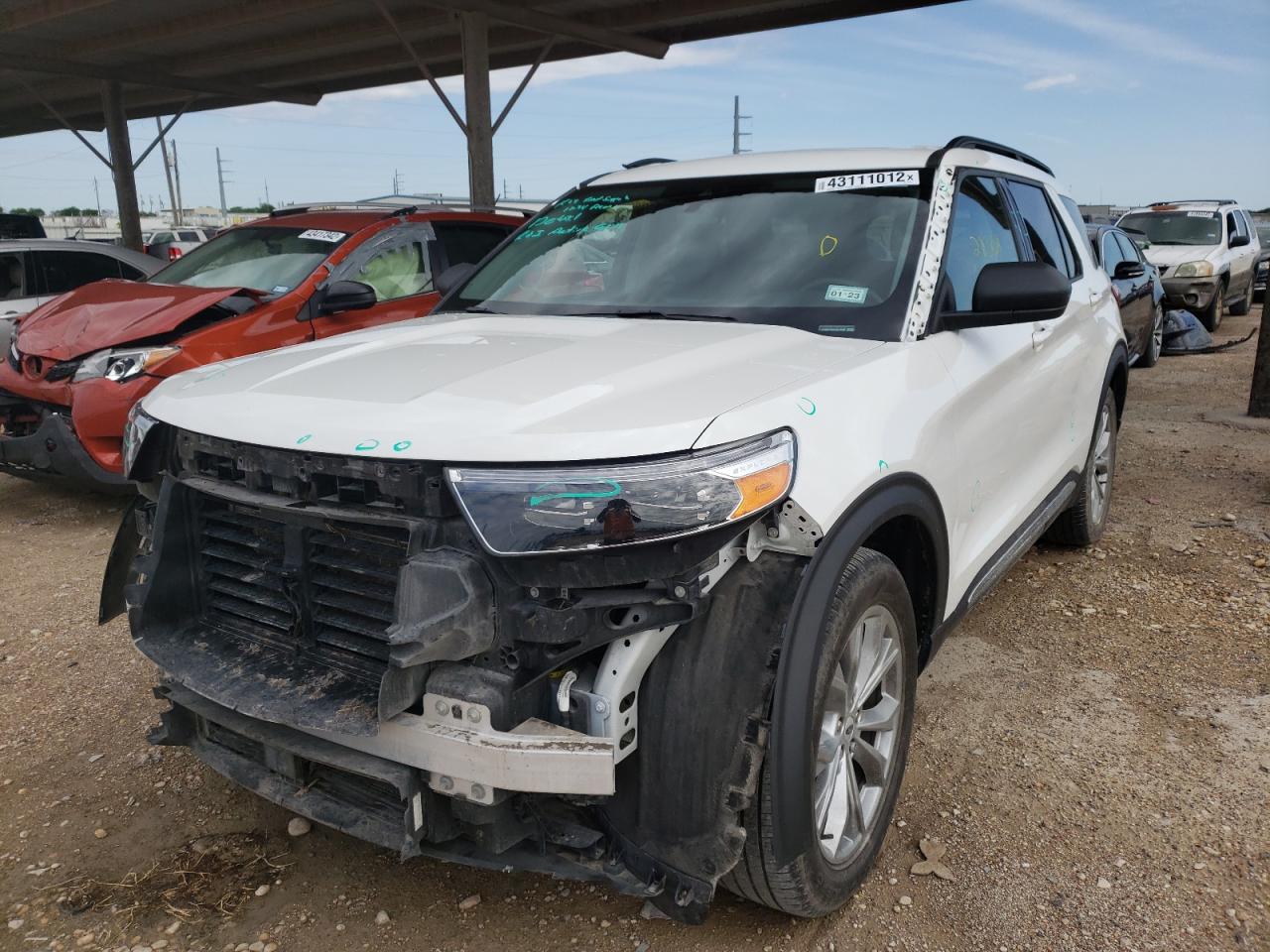 Photo 2 from auction – 2020 FORD EXPLORER X with VIN 1FMSK7DHXLGC79640