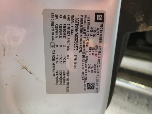 Photo 10 from auction – 2012 GMC SIERRA K15 with VIN 3GTP2VE74CG298273