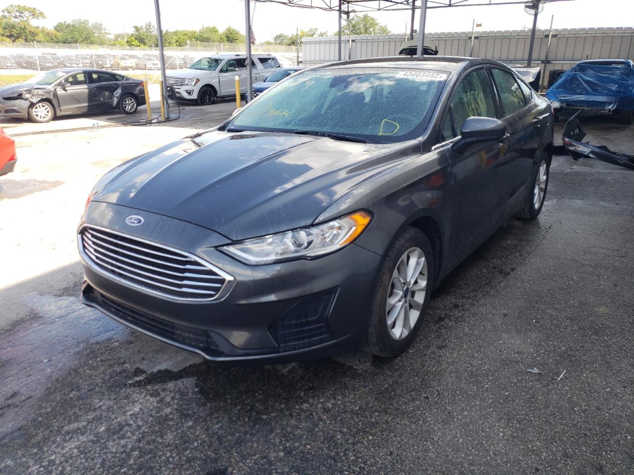 Photo 2 from auction – 2019 FORD FUSION SE with VIN 3FA6P0HD7KR276049