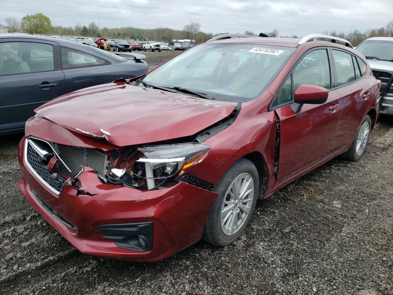 Photo 2 from auction – 2017 SUBARU IMPREZA PR with VIN 4S3GTAD66H3727132