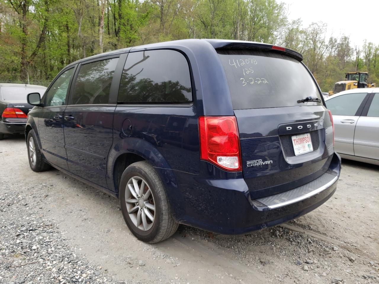 Photo 3 from auction – 2015 DODGE GRAND CARA with VIN 2C4RDGBG8FR670425