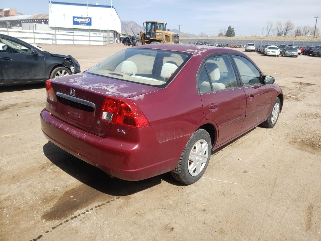 Photo 4 from auction – 2003 HONDA CIVIC LX with VIN 2HGES16553H626038