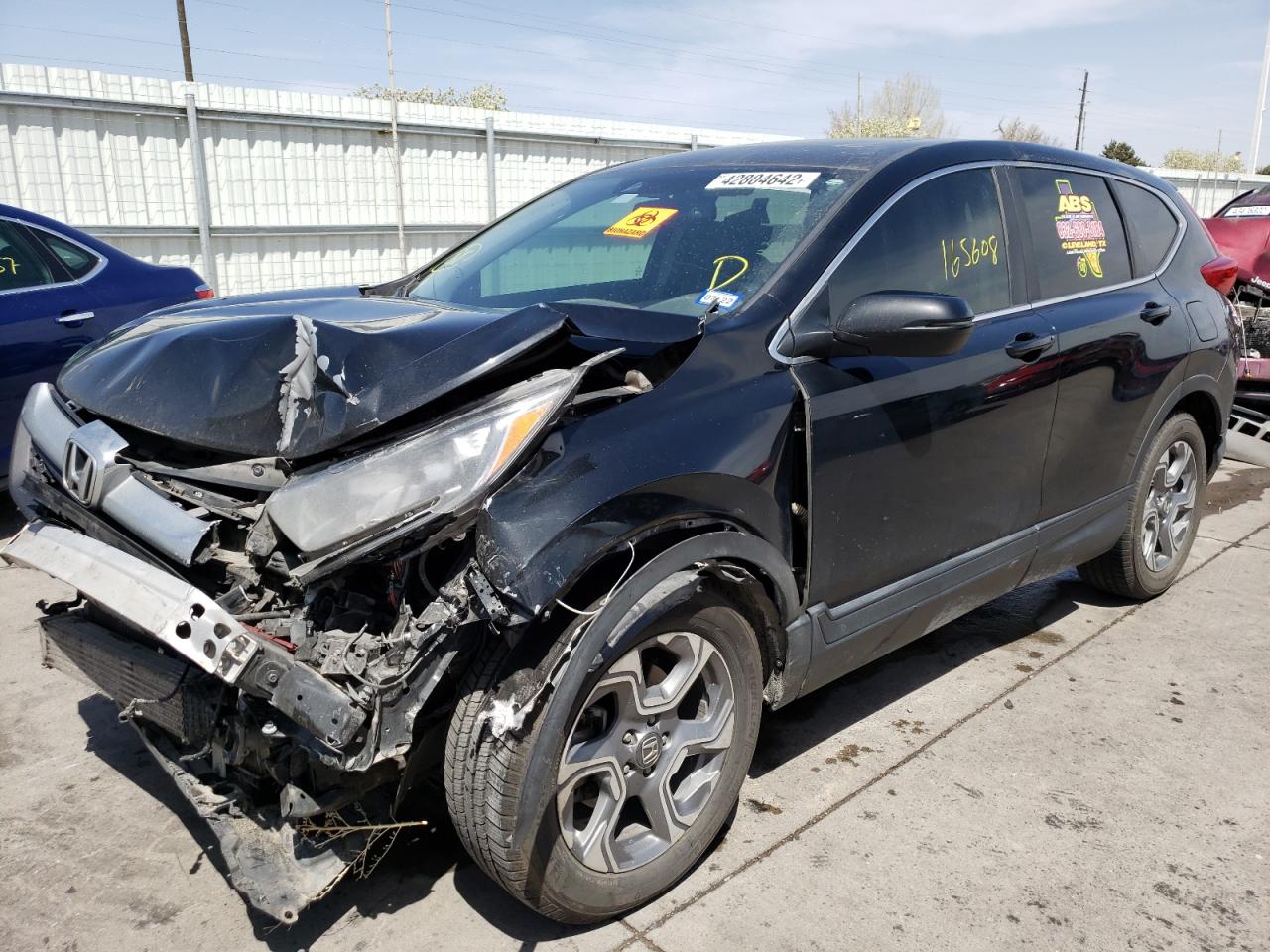 Photo 2 from auction – 2017 HONDA CR-V EXL with VIN 2HKRW2H83HH657272