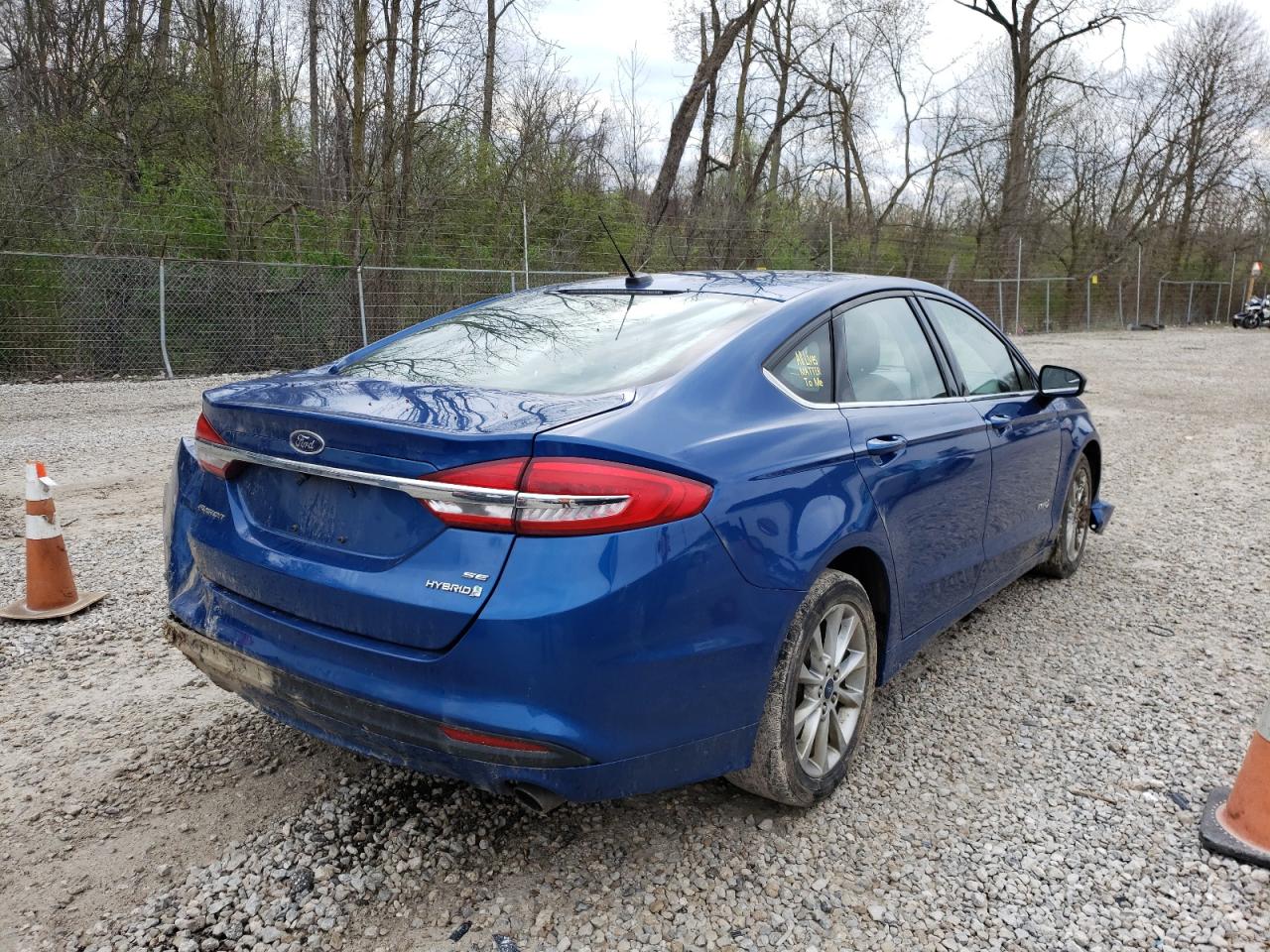 Photo 4 from auction – 2017 FORD FUSION SE with VIN 3FA6P0LU8HR380775