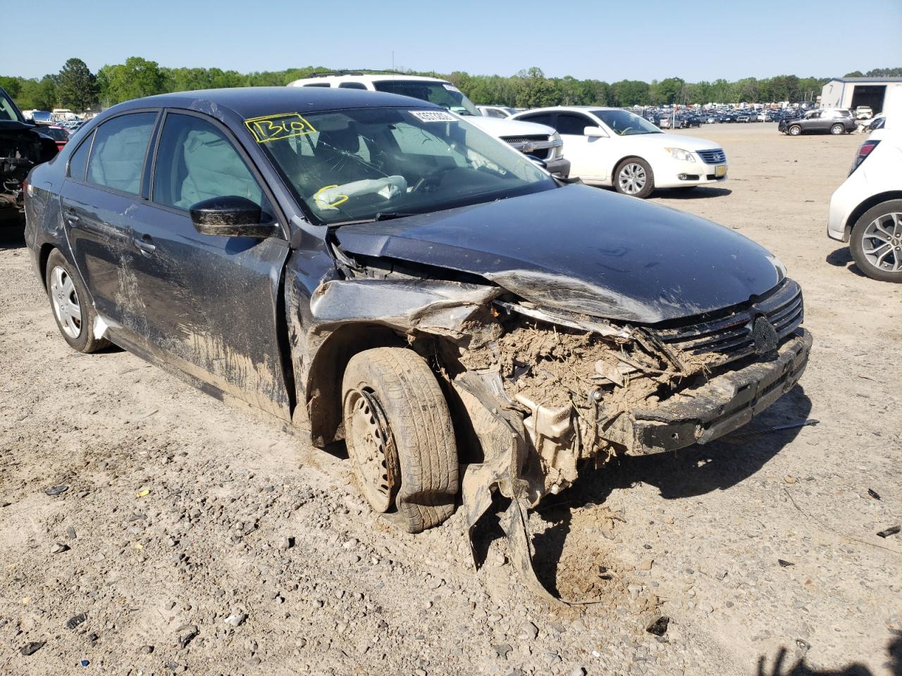 Photo 1 from auction – 2014 VOLKSWAGEN JETTA BASE with VIN 3VW2K7AJ6EM331881