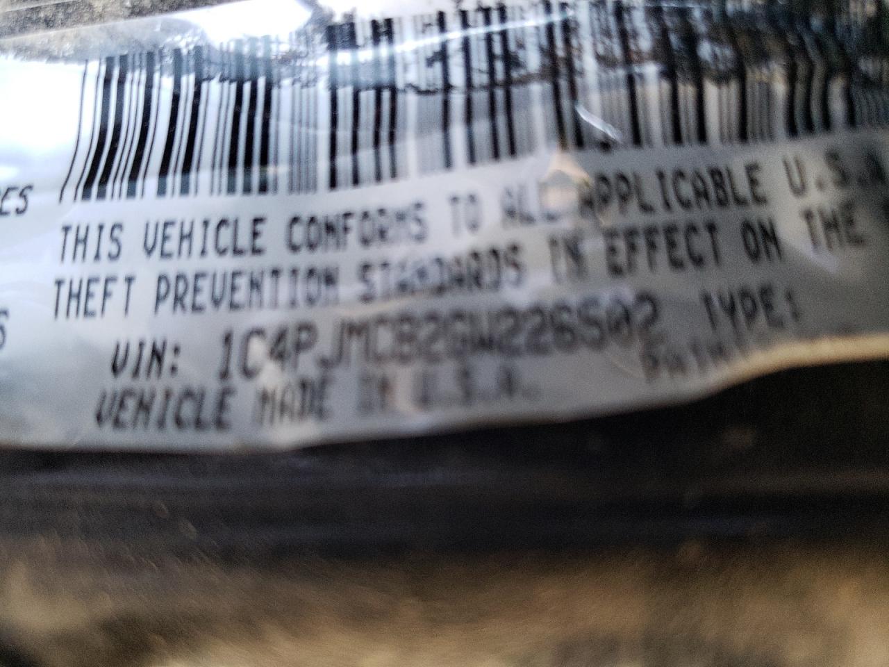 Photo 10 from auction – 2016 JEEP CHEROKEE L with VIN 1C4PJMCB2GW226502