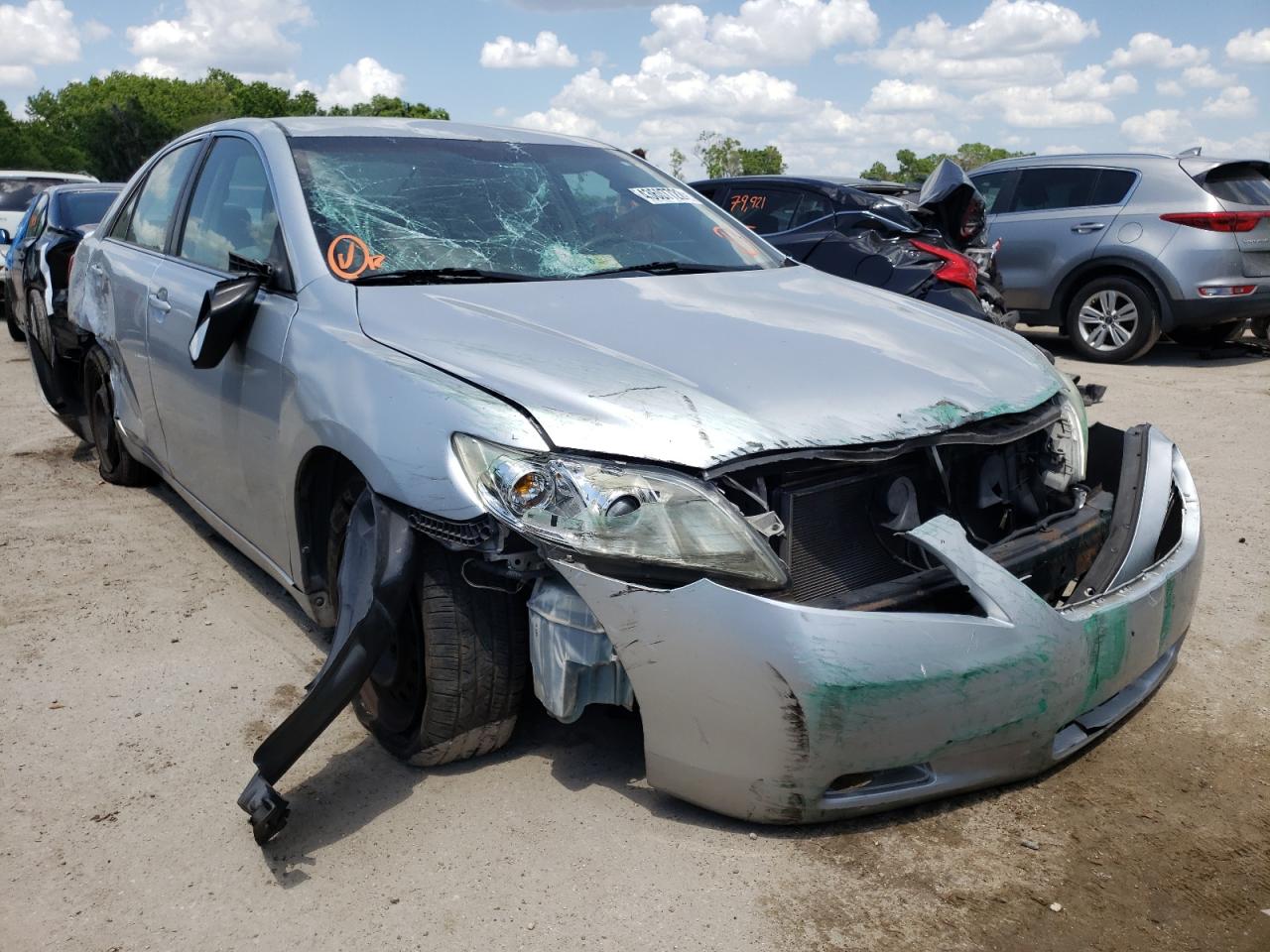 TOYOTA CAMRY CE 2007 with VIN 4T1BE46K07U605225 - Photo from auction